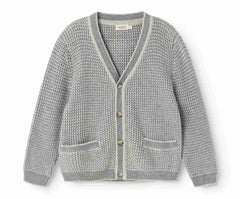MARMAR TARNOS BUTTON DOWN STRIPE KNIT CARDIGAN