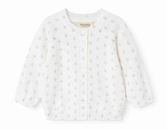 MARMAR 2PC TAKI FLOWER KNIT CARDIGAN WITH AXA  BONNET