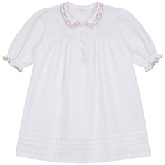 CALLA LILI SCALLOPS LINEN DRESS