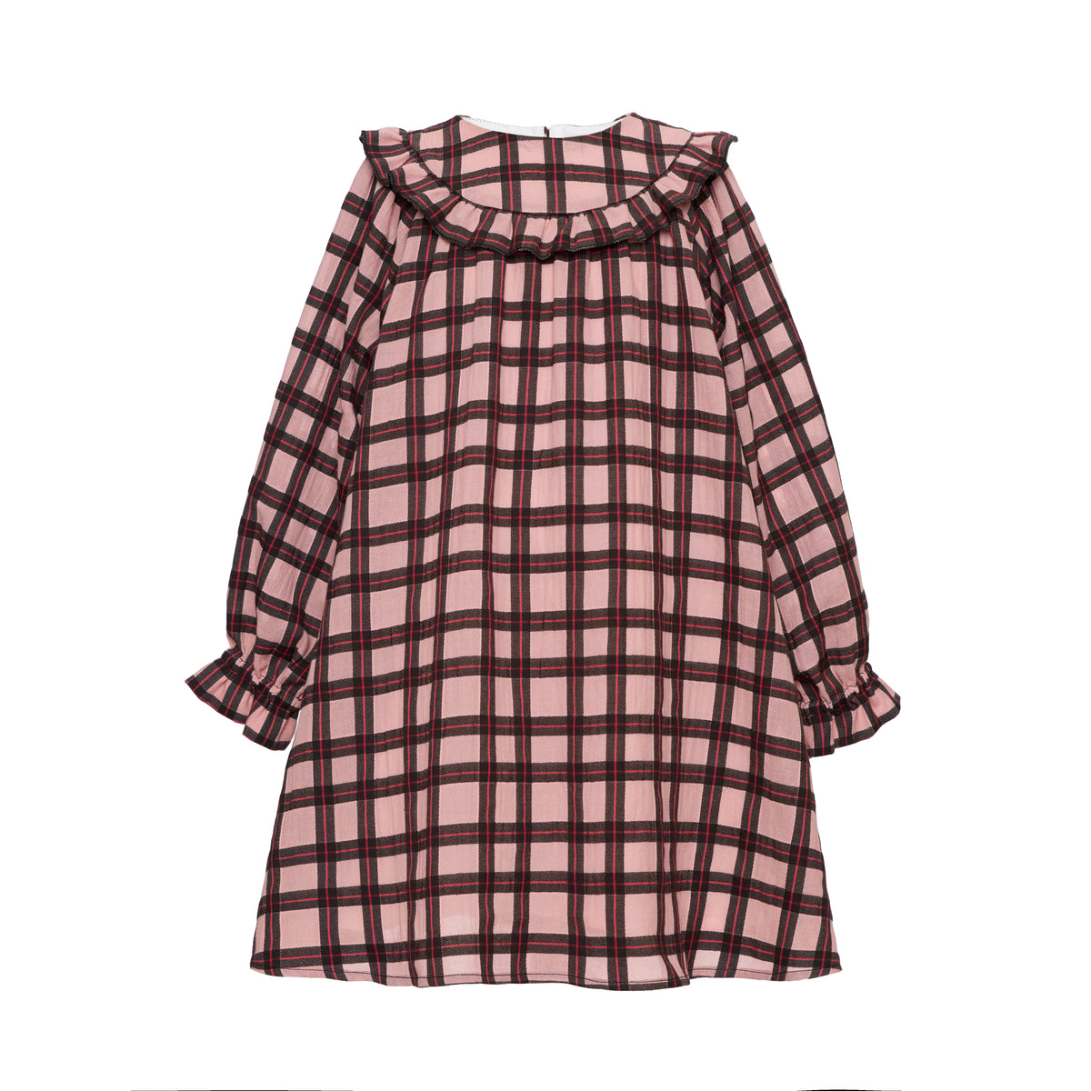 PAADE MODE IRIS CHECKED DRESS