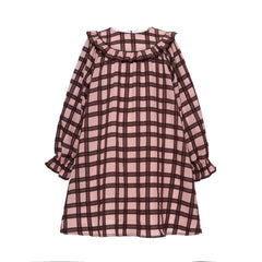 PAADE MODE IRIS CHECKED DRESS