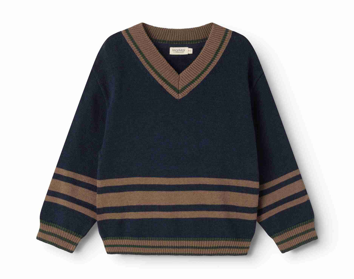 MARMAR TENOA KNIT TRIM SWEATER