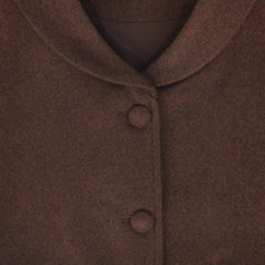 VALENTINA 2PC SINGLE BUTTON WOOL VEST WITH PANEL SKIRT