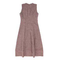 VALENTINA 2PC ROLLOVER TURTLENECK WITH WOOL SEAM DETAILED DRESS