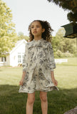 KIPP FLORAL SILK DRESS