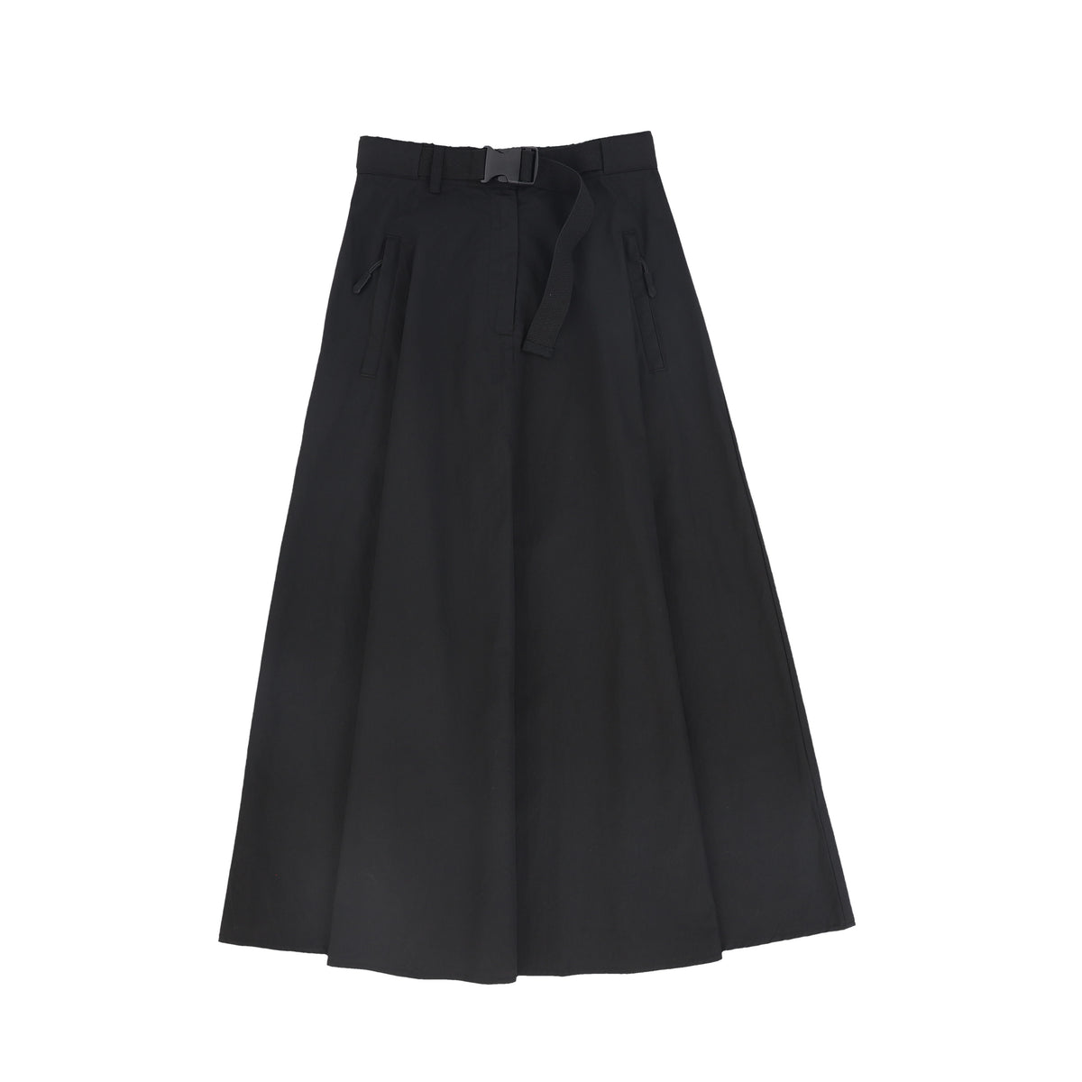 VALENTINA WAISTED BELTED MIDI SKIRT