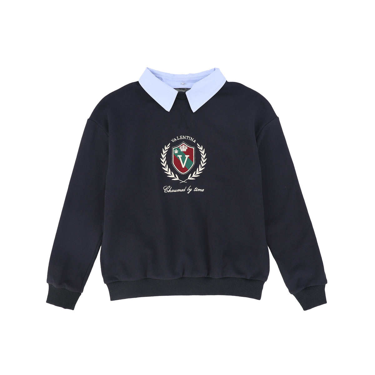 VALENTINA LOGO EMBROIDERED SWEATSHIRT