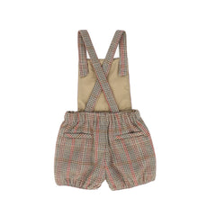 LE BOURDON HOUNDSTOOTH OVERALLS