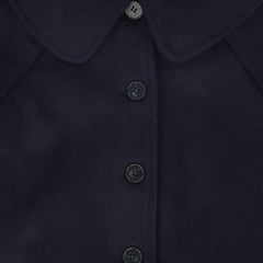 BAMBOO WOOL COLLAR SWING COAT