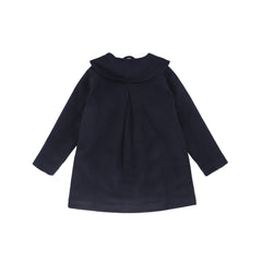 BAMBOO WOOL COLLAR SWING COAT