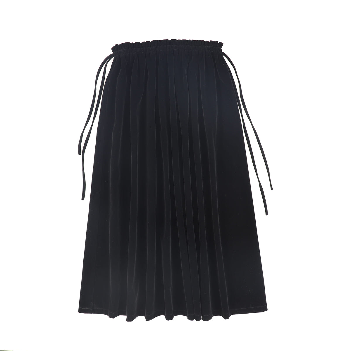 VALENTINA VELVET WAISTED MAXI SKIRT