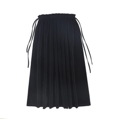 VALENTINA 2PC SCALLOP DOUBLE COLLAR BLOUSE WITH VELVET WAISTED MAXI SKIRT
