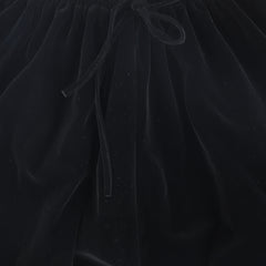 VALENTINA VELVET WAISTED MAXI SKIRT