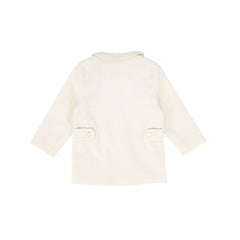 LE BOURDON 2PC CORDUROY DOUBLE BREASTED BLOUSE SET