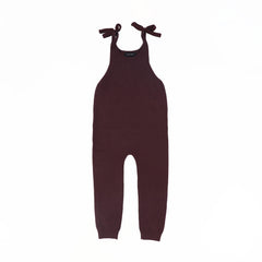 BAMBOO 2PC RUFFLE COLLAR ONESIE WITH SHOULDER BOW KNIT ROMPER