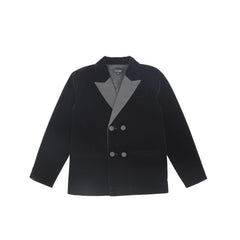 BAMBOO 2PC VELVET TAFFETA BLAZER WITH VELVET SHORTS