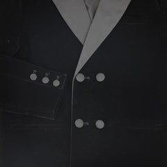 BAMBOO 2PC VELVET TAFFETA BLAZER WITH VELVET SHORTS