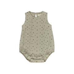 ELYS & CO. RIBBED PALM PRINT ROMPER
