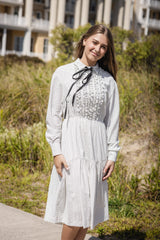 POET DAHLIA DOTTED DRESS