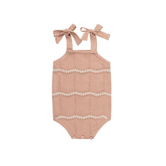 LOOMS WAVE KNIT ROMPER
