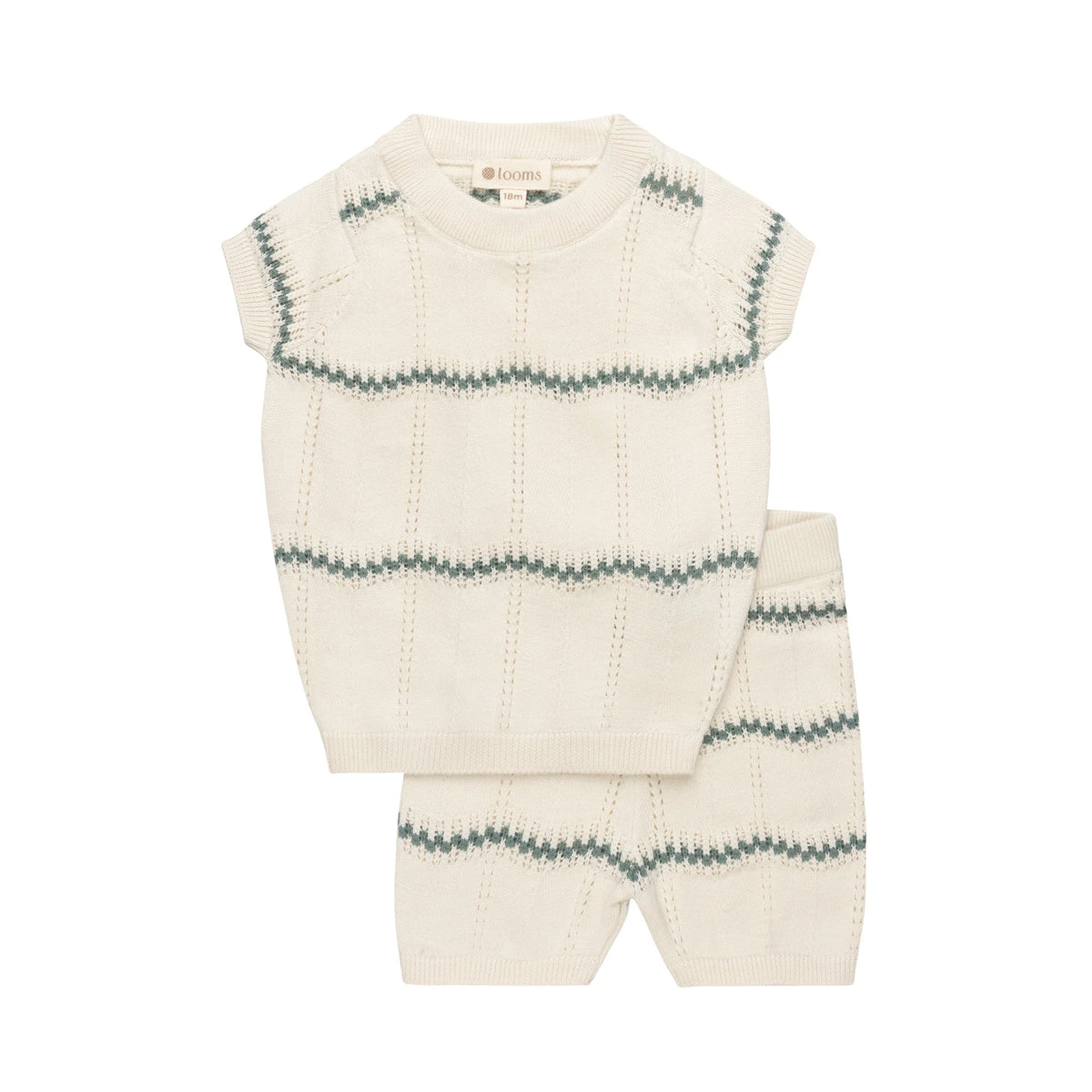 LOOMS 2PC WAVE KNIT SET