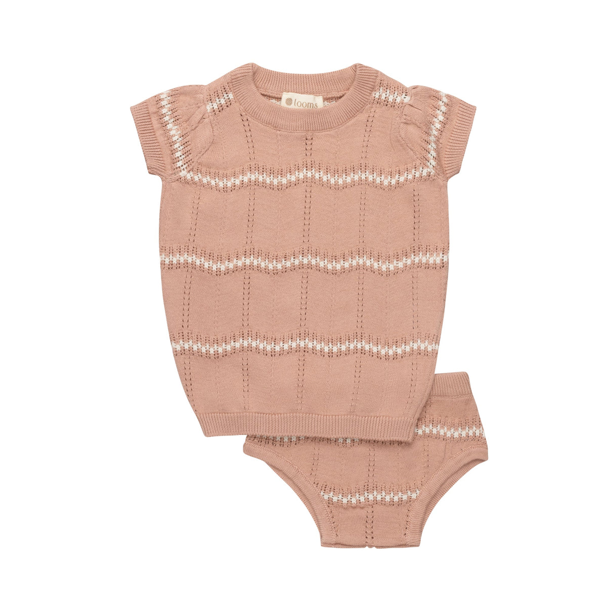 LOOMS 2PC WAVE KNIT SET