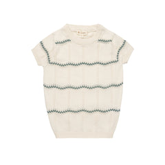 LOOMS WAVE KNIT TOP