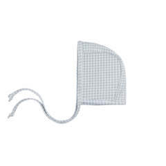 ELYS & CO. 2PC GINGHAM TEDDY COLLECTION FOOTIE + BONNET SET