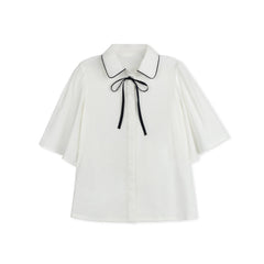 DAINTTI BY VELVETTE LABEL 2PC BOW TIE BLOUSE WITH PLEATED MIDI SKIRT