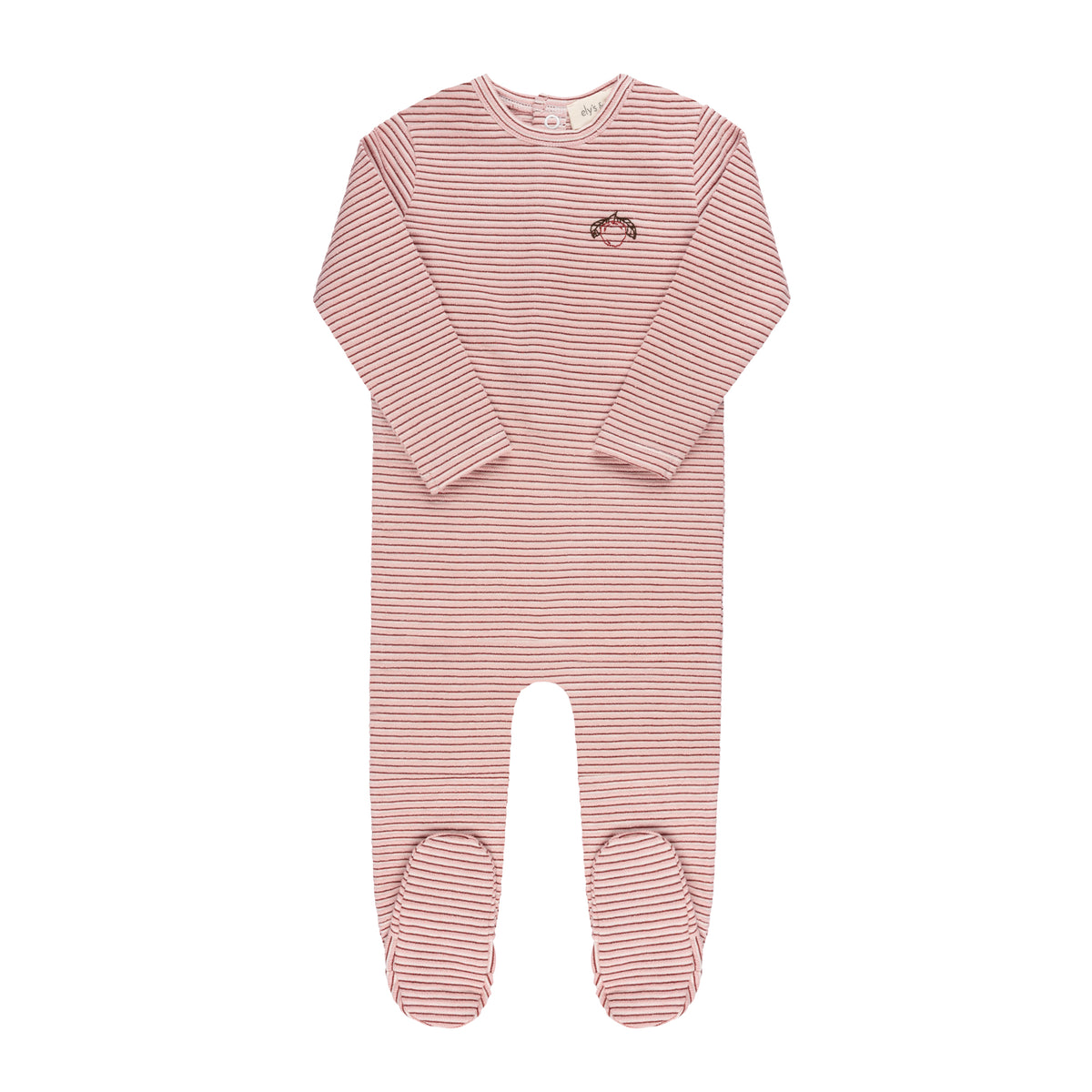 ELYS & CO. METALLIC STRIPE FOOTIE