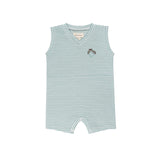ELYS & CO. METALLIC STRIPE ROMPER