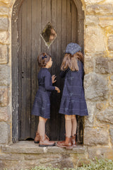 BOPOP PLEATED BOW PRINT SKIRT