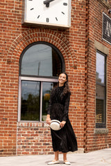 POET TEEN SARAI SHERPA DOT DRESS