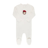 ElYS&CO. 2PC ORGANIC FRENCH TERRY FOOTIE+BEANIE SET