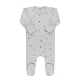 ElYS&CO. NAUTICAL PRINT FOOTIE