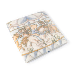 LIL TEDDY MERRY GO SNUGGLE BLANKET