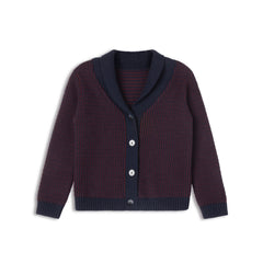 LOOMS THIN STRIPE CARDIGAN