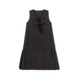VELVETTE LABEL BOW JUMPER