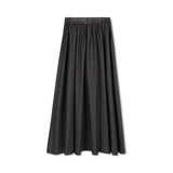 DAINTTI BY VELVETTE LABEL BELT MAXI SKIRT