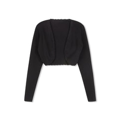 DAINTTI BY VELVETTE LABEL SCALLOPED BALERO CARDIGAN