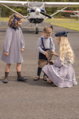 LIMONANA WINDSOR CHECKED DRESS