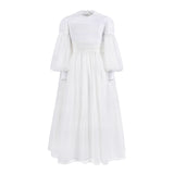 AMAYA TEEN TULLE SLEEVE GATHERED WAIST GOWN