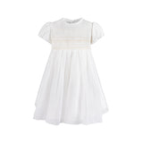 AMAYA BABY TULLE SMOCKED DRESS