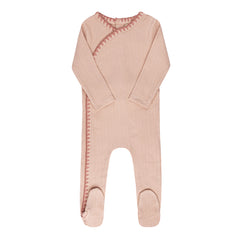 ELYS & CO. 2PC WHIP STITCH FOOTIE AND BONNET SET