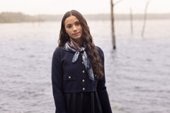 POET DAHLIA KNIT CARDIGAN WITH GOLD BUTTONS