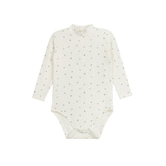 ELYS & CO. 2PC CLOVER PRINT BODYSUIT+OVERALLS SET