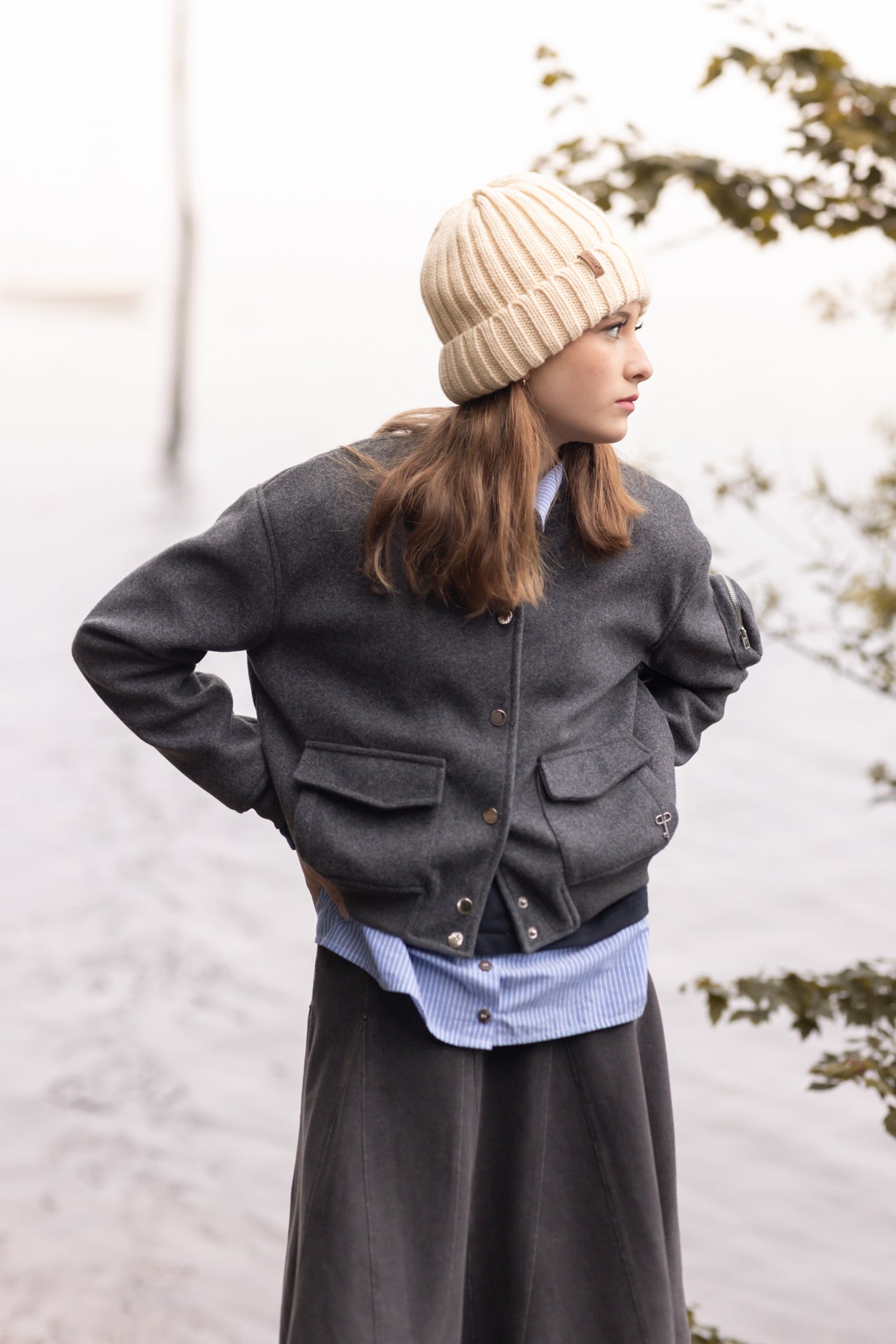 POET DARANA WOOL SNAP JACKET
