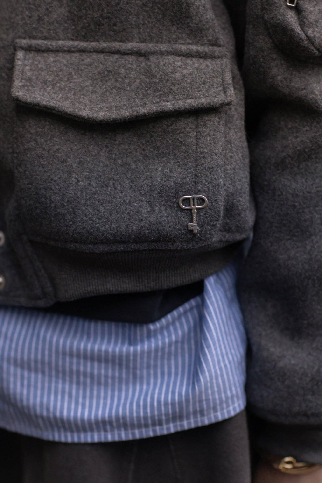 POET DARANA WOOL SNAP JACKET