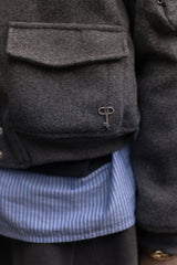 POET DARANA WOOL SNAP JACKET