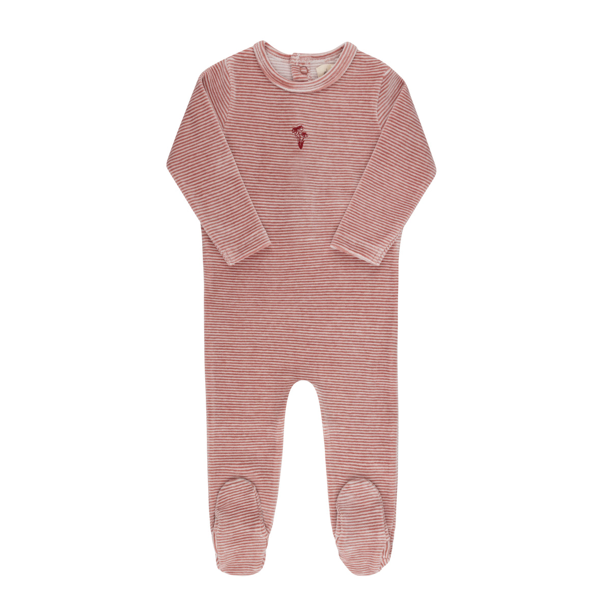 ELYS & CO. VELOUR STRIPE FOOTE